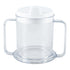 Parsons ADL Double Handle Clear Mug with Spout Lid, Plastic