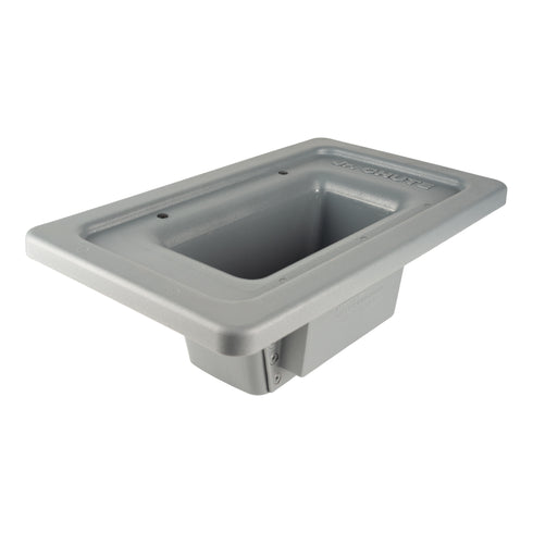 La Chute | Récupérateur de couverts magnétique Jr. Chute, pour Slim Jim de 23 gallons, gris