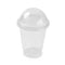Globe Recyclable PET Dome Lid with Hole for 12-16 oz Cold Cup, Clear (1000-pack)