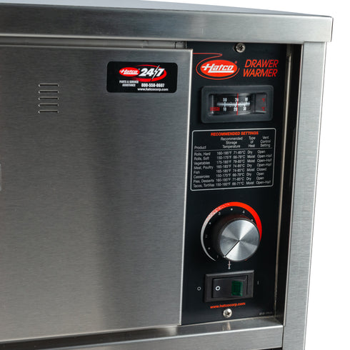 Hatco HDW-2 Freestanding 2 Drawer Warmer Unit, 120 V, FINAL SALE