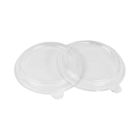 Globe Recyclable PET Kraft Bowl Lid, Clear (300-pack)