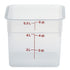 Cambro CamSquare Food Storage Container, Translucent