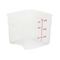 Cambro CamSquares FreshPro Storage Container, 6 qt, Translucent