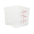 Cambro CamSquares FreshPro Storage Container, 6 qt, Translucent
