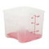 Cambro CamSquares FreshPro Storage Container, 6 qt, Translucent
