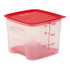 Cambro CamSquares FreshPro Storage Container, 6 qt, Translucent