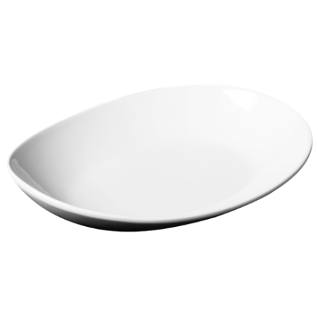 Camée | Assiette en forme d'œuf Ovation, 13 po (paquet de 12)