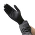 Globe Precision Grip Powder Free Gloves, Large, 8 mil Nitrile, Black (100-pack)