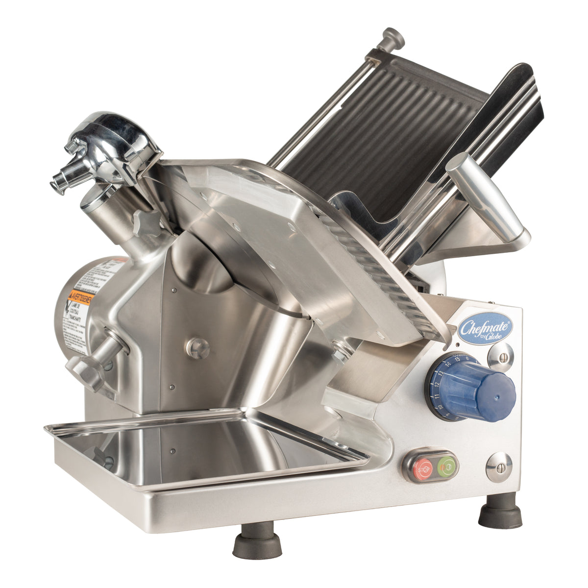 Globe | Chefmate GC512 Medium Duty Manual Meat Slicer, 12", 1/3 HP ...