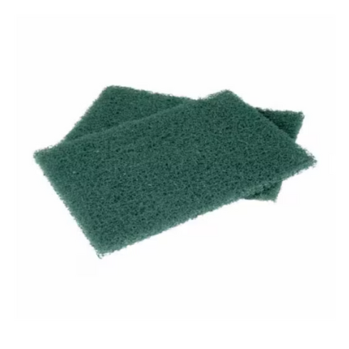3M Scotch-Brite Heavy Duty Scouring Pad, 6" x 9", Green (10-pack)