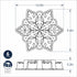Nordic Ware Snowflake Bundt Pan, 6 Cup, Cast Aluminum, Sparkling Silver Finish, FINAL SALE