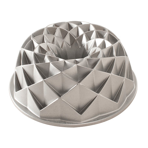 Nordic Ware Jubilee Bundt Pan, 10 Cup, Cast Aluminum, Commercial Finish, FINAL SALE