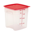 Cambro CamSquares FreshPro Storage Container, 8 qt, Translucent