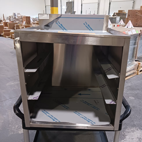 Glastender Choice Drainboard for Glass Racks, 2 Rack Slides, 24", Stainless Steel, SCRATCH & DENT FINAL SALE