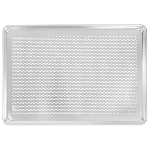 Vollrath Wear-Ever Heavy-Duty Perforated Bun Pan, Wire Rimmed, Aluminum