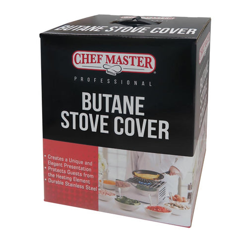 Chef Master Portable Butane Stove Cover, Stainless Steel