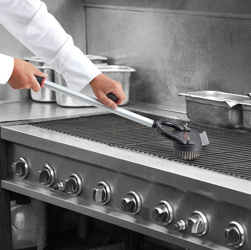 Chef Master Horseshoe Charbroiler Brush, 27"