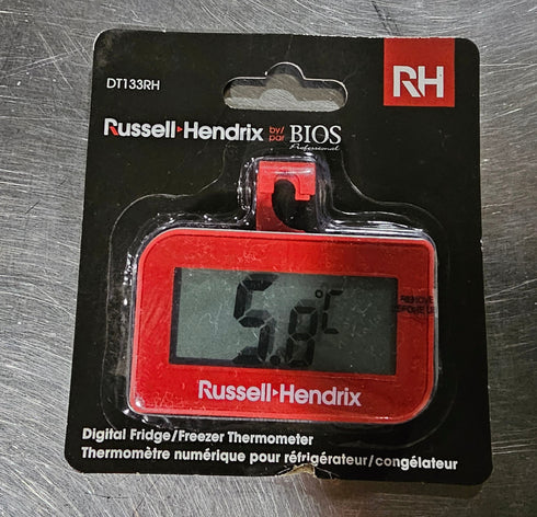 BIOS Digital Fridge / Freezer Thermometer with Russell Hendrix Logo, FINAL SALE
