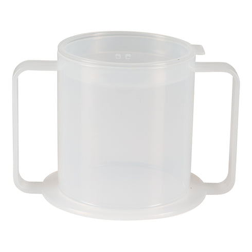 BIOS | Tasse transparente avec 2 poignées, 9 oz, clair