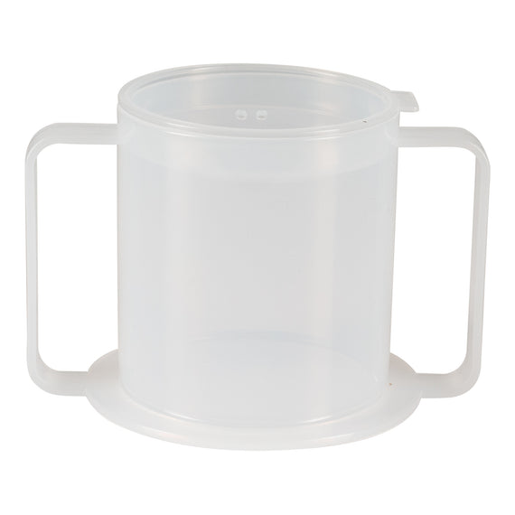 BIOS Transparent Mug with 2 Handles, 9 oz, Clear