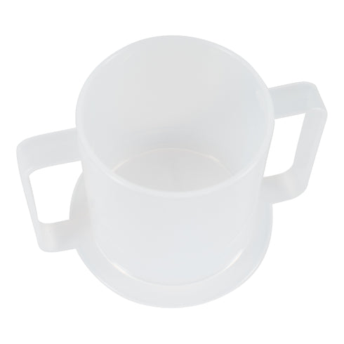 BIOS Transparent Mug with 2 Handles, 9 oz, Clear