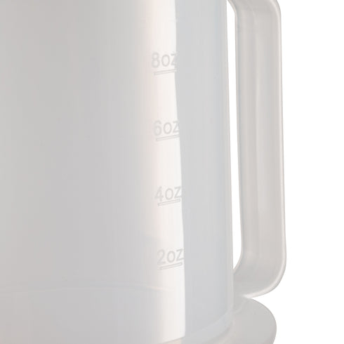 BIOS Transparent Mug with 2 Handles, 9 oz, Clear