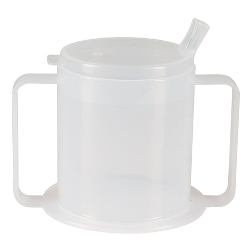 BIOS Transparent Mug with 2 Handles, 9 oz, Clear