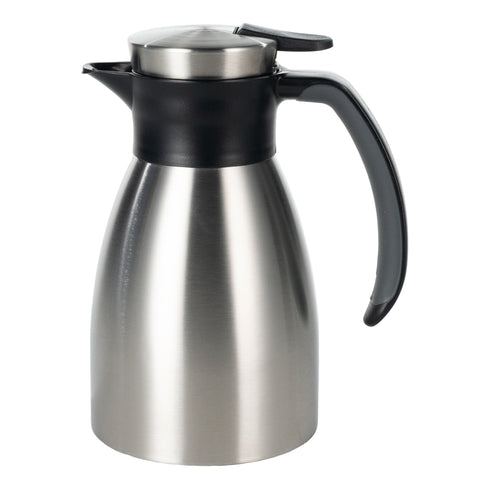 Service Ideas Vacuum Insulated Slim Server, 20 oz, Stainless Steel