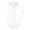 Service Ideas Pitcher with Ice Tube, 3 L, Clear Plastic