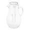 Service Ideas Pitcher with Ice Tube, 3.3 L, Clean SAN Plastic