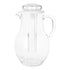 Service Ideas Pitcher with Ice Tube, 3.3 L, Clean SAN Plastic