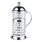 Service Ideas Brick French Press, Glass/Stainless Steel