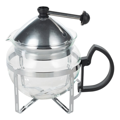 Service Ideas Classic Tea Press, 20 oz, Glass/Stainless Steel