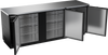 Beverage-Air BB94HC-1-B Back Bar Triple Solid Door Refrigerator, 94", Black, 115V, FINAL SALE