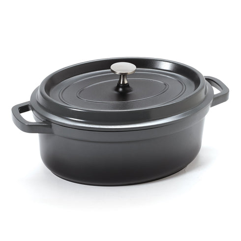 G.E.T. Heiss Oval Dutch Oven, 3.5 qt, Cast Aluminum, FINAL SALE