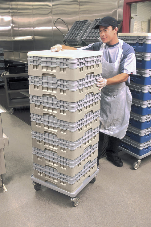 Cambro | Camdolly pour égouttoirs à vaisselle Camrack, charbon de bois