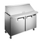 EFI X-Line CMDR2-36VCX 36" Double Door Refrigerated Mega Top Prep Table, Stainless Steel
