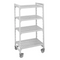 Cambro Premium Series Camshelving Mobile Starter Kit, 4 Vented Shelves, 21" x 48" x 75", Speckled Grey, FINAL SALE