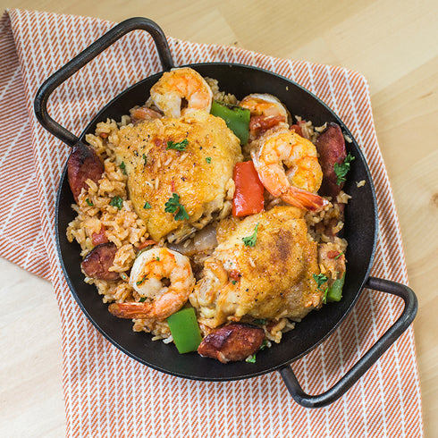 Lodge Dual Handle Skillet, Carbon Steel, FINAL SALE