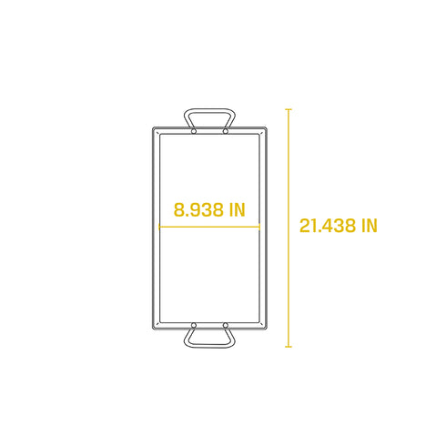 Lodge Griddle Pan with Handles, 10" x 18", Carbon Steel, FINAL SALE
