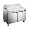 EFI X-Line CSDR2-36VCX 36" Double Door Refrigerated Salad/Sandwich Prep Table, Stainless Steel