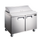 EFI X-Line CSDR2-60VCX 60" Double Door Refrigerated Salad/Sandwich Prep Table, Stainless Steel