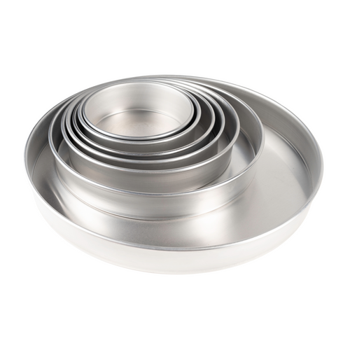 SignatureWares Round Cake Pan, 2" Deep, Aluminum