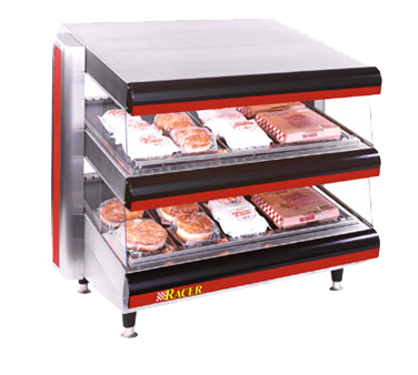 APW Wyott DMXD-36S Racer Heated Display Merchandiser, 2 Shelves, 36", 120V, FINAL SALE