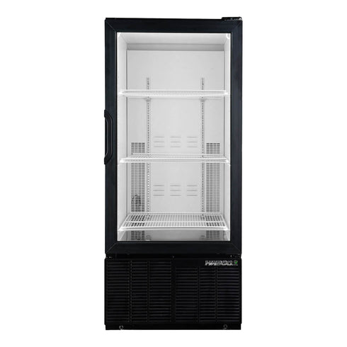 Habco ESM10HC Impulse Cold Space Merchandiser Refrigerator, Single Glass Swing Door, 24" x 54" Tall, 115V