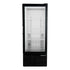 Habco ESM12HC Impulse Cold Space Merchandiser Refrigerator, Single Glass Swing Door, 24" x 62" Tall, 115V