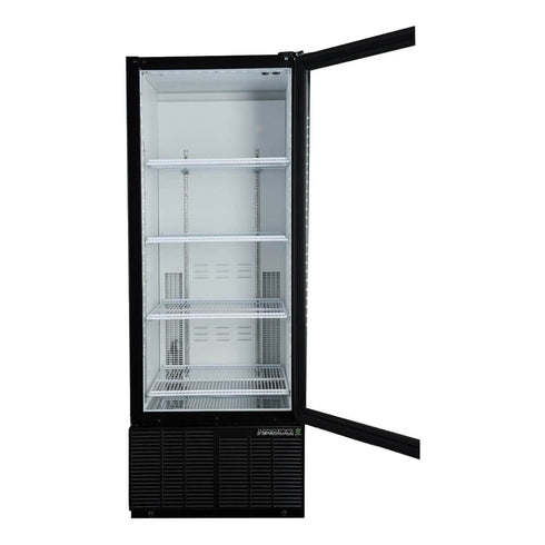 Habco ESM12HC Impulse Cold Space Merchandiser Refrigerator, Single Glass Swing Door, 24" x 62" Tall, 115V