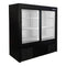 Habco ESM14SL48HC Impulse Cold Space Merchandiser Refrigerator, Double Glass Slide Doors, 47" x 48" Tall, 115V
