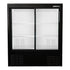 Habco ESM14SL54HC Impulse Cold Space Merchandiser Refrigerator, Double Glass Slide Doors, 47" x 54" Tall, 115V