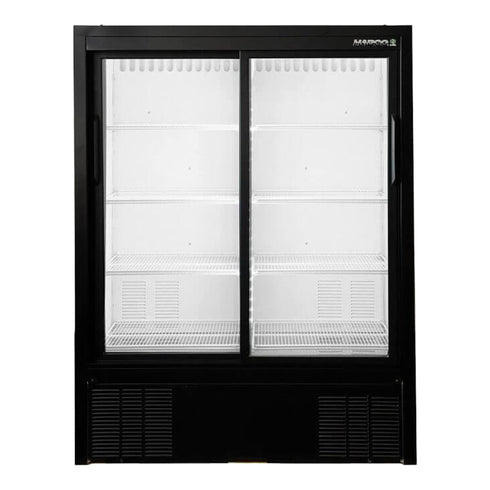 Habco ESM14SL60HC Impulse Cold Space Merchandiser Refrigerator, Double Glass Slide Doors, 47" x 60" Tall, 115V